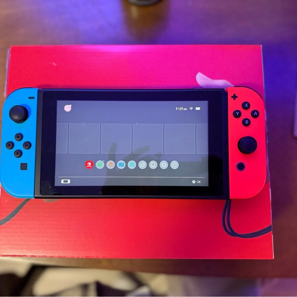 Nintendo Switch Handheld Console - Blue and Red